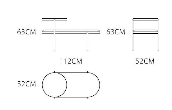 Modern Home Furniture Living Room Metal Leg Marble Top Center Coffee Table Luxury Sectional Round Tea Table