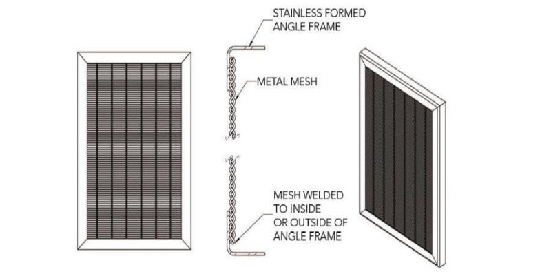 Stainless Steel Mesh Metal Fabric for Kitchen Furniture Door&Balustrade