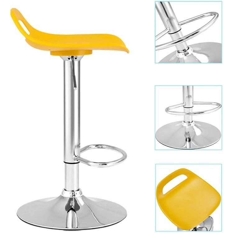 Best Selling Products High Wooden Leg Plastic Back Bar Chair