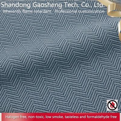 Precision Jacquard Flame Retardant Polyester Sofa Fabric for Hotel Living Room or Bedroom