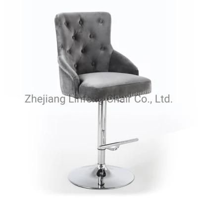 Amazon Hot Sale Bar Stool Chair Height Adjustable Counter Barstool