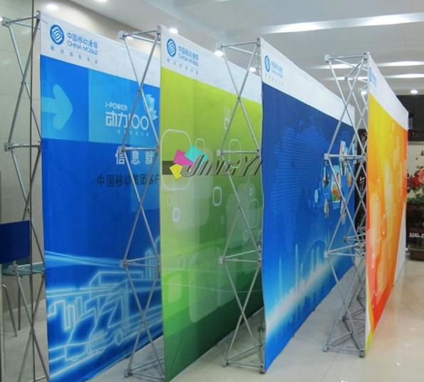 Free Shipping Folding Tension Fabric Background Pop Up Stand +Counter Display