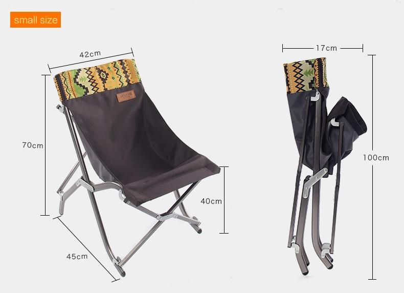 High Appreciated Camping Dustpan Folding Chair