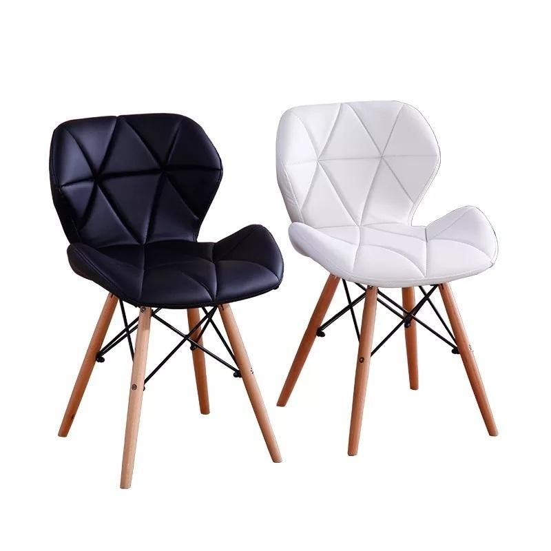 Modern Furniture Dining Chair Modern PP Chair Wooden Legs Wholesale Dining Plastic Chair