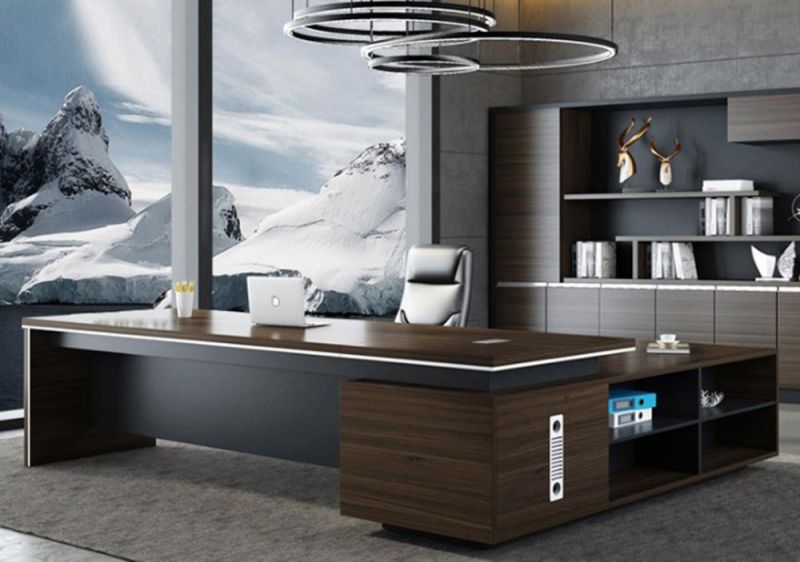 Wholesale Modern Custom Made Commercial Wooden Panel Office Executive Table