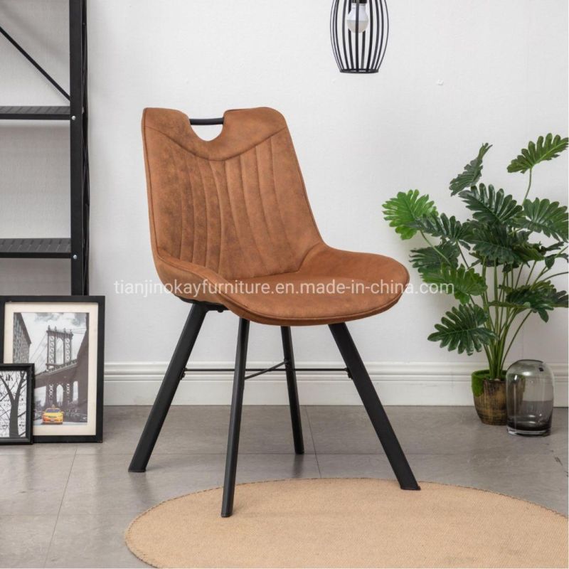 Wholesale Design Dining Room Furniture Nordic Velvet Modern Luxury Dining Chairs with Metal Legs Black Gold