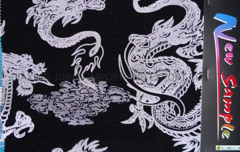 Flock on Flock Fabric, Flocking Fabric
