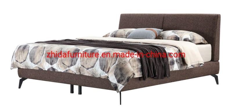Modern Home Furniture Wood Leg Double King Size Bedroom Sets