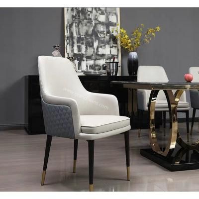 High Quality Master Metal Home Furniture Upholstered Dining Chair