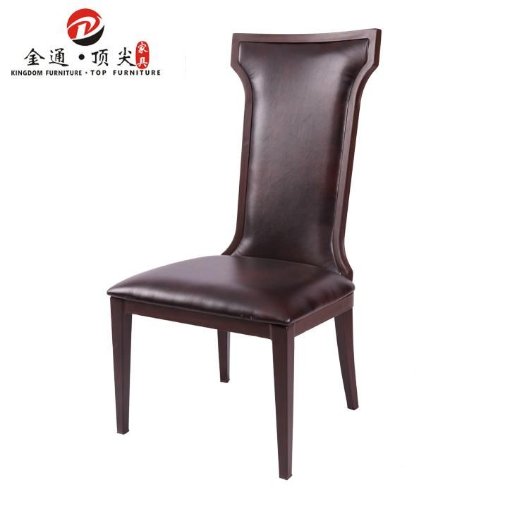 Restaurant Furniture Hotel Modern High Back Ring Used Banquet Fabric Indoor Tufted Dining Room Chair