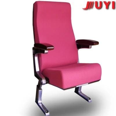 Jy-606 Fabric Cushion Seat Meeting Chair with Write Pad Armrest Chair