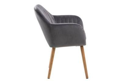Hot Sale Modern Fabric Sofa Dining Chair Upholstered
