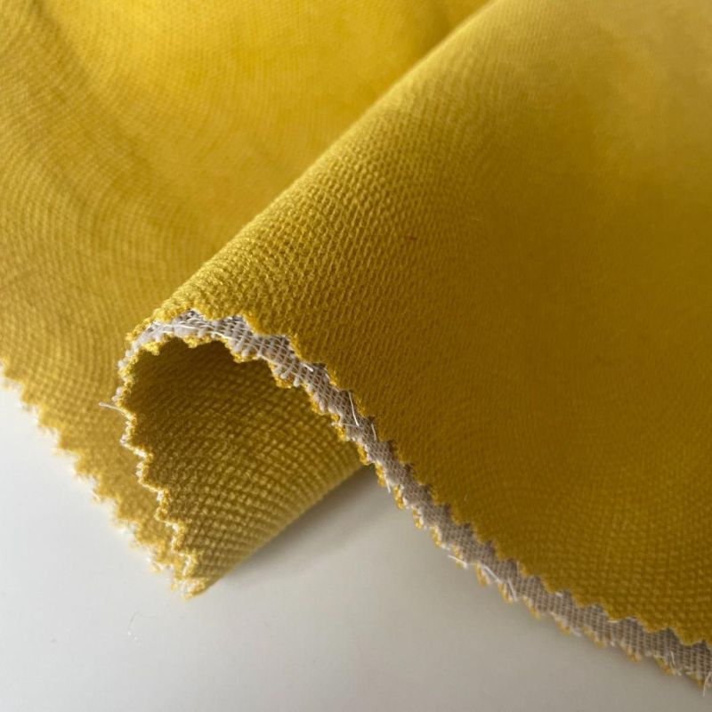 Polyester Burnout Plush Velboa Knitted Velour Knitting Velvet Sofa Furniture Fabric Couch Cloth 102