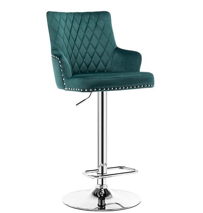 Best Hot-Selling Modern Cheap High Swivel Adjustable Fabric Kitchen Bar Chair