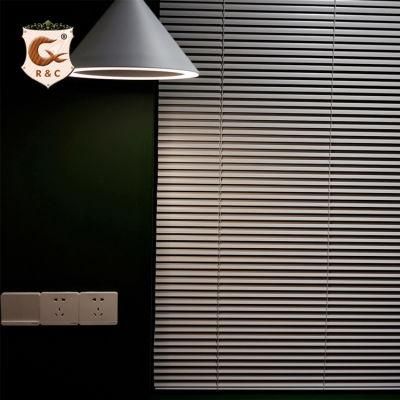 R&C Best Sheer Clear Horizontal Blinds Thermal Aluminum Venetian Blinds for Living Room