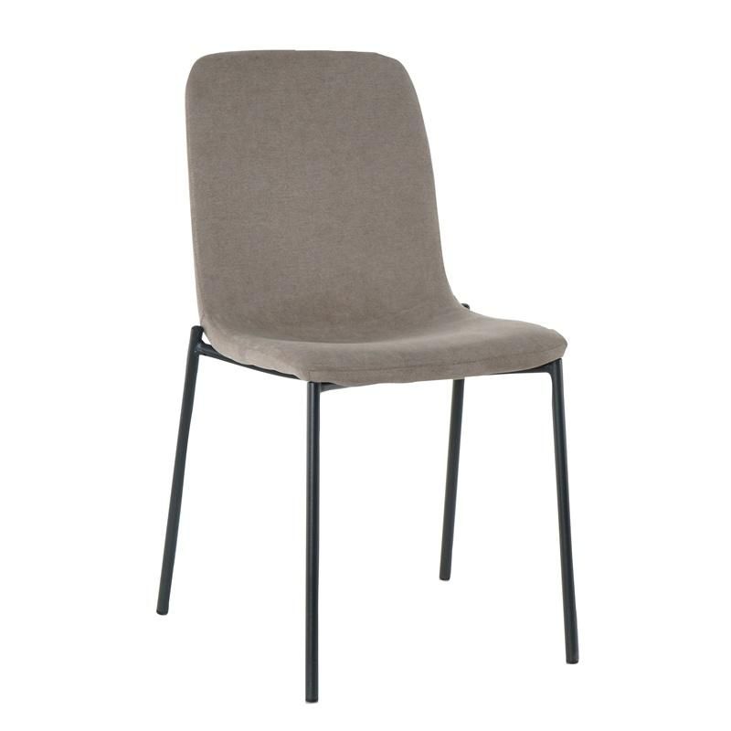 Fancy Metal Leg Dining Chair MID Century Modern Restaurant Fabric Velvet Dining Chair