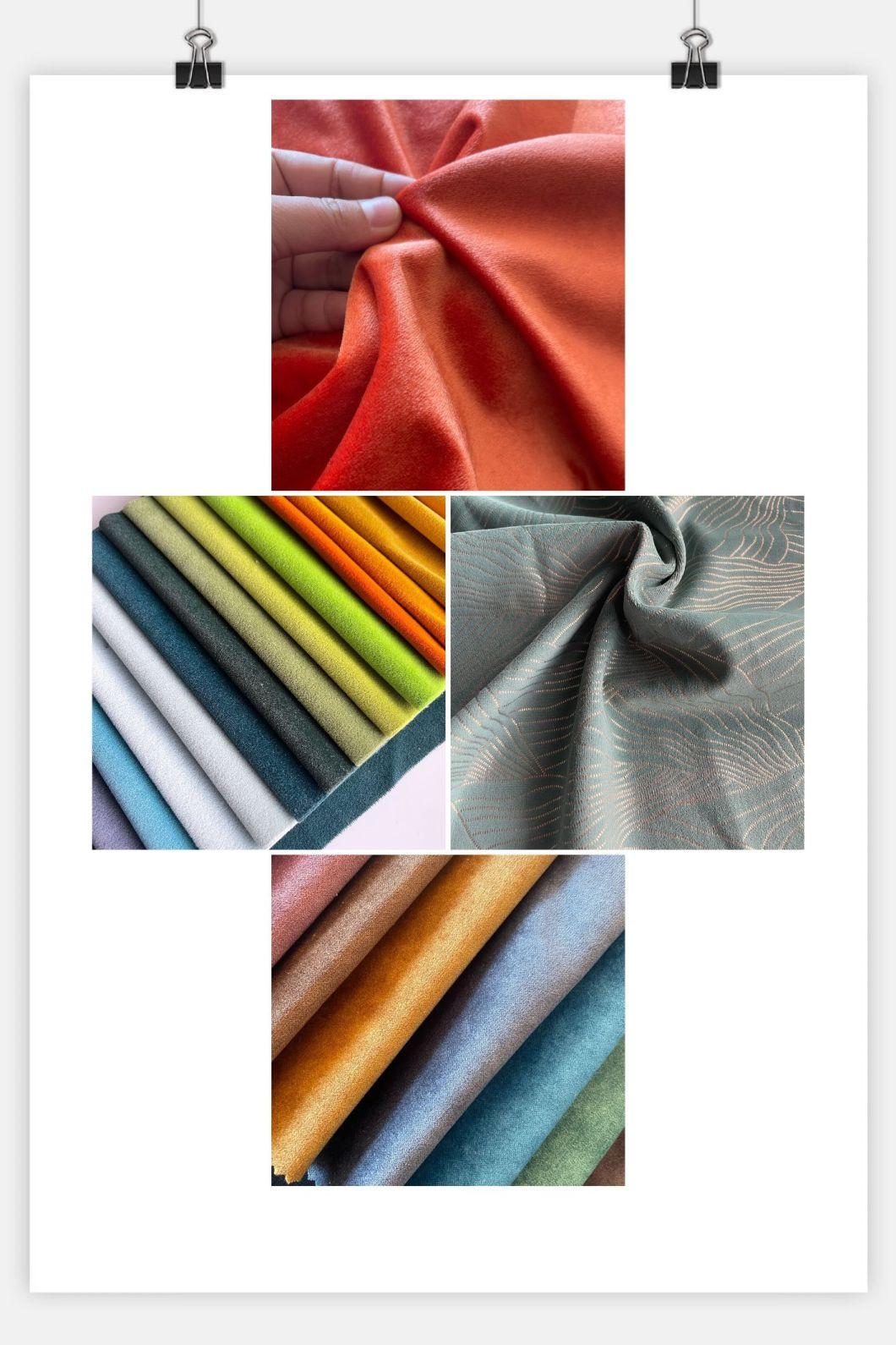 Popular Fake Linen Fabric Decoration Fabric Sofa Material Upholstery Cloth (WH21)