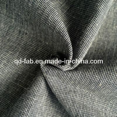 Cotton Linen Yarn Dyed Fabric (QF13-0735)