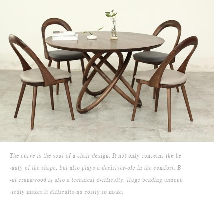 Fashion Wooden Restaurant Furniture Dining Room Table Set Fabric Dining Chair