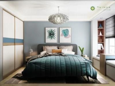 Nordic Modern Melamine Furniture House Bedroom Set