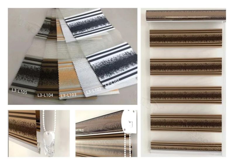 China Wholesale Zebra Window Blind Fabric with Accessories