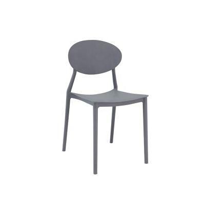 Cheap Outdoor Home Furniture White Modern Design Leisure Stacking Dining Plastic Fabric Chairs Cafe Chairs