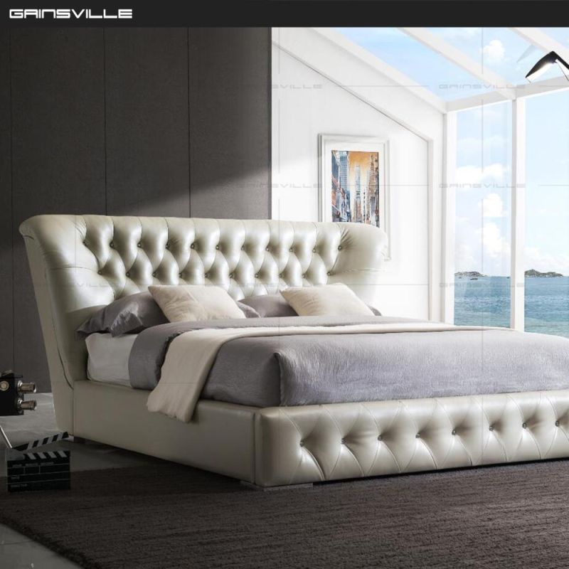 Hot Sell Bedroom Set with Middle Headboard in Points Design for Bedroom Furniture Sets