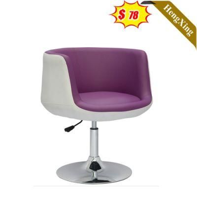 Factory Price Modern Leather Swivel Office Visitor Comfortable Standing Stool High Metal Bar Chair