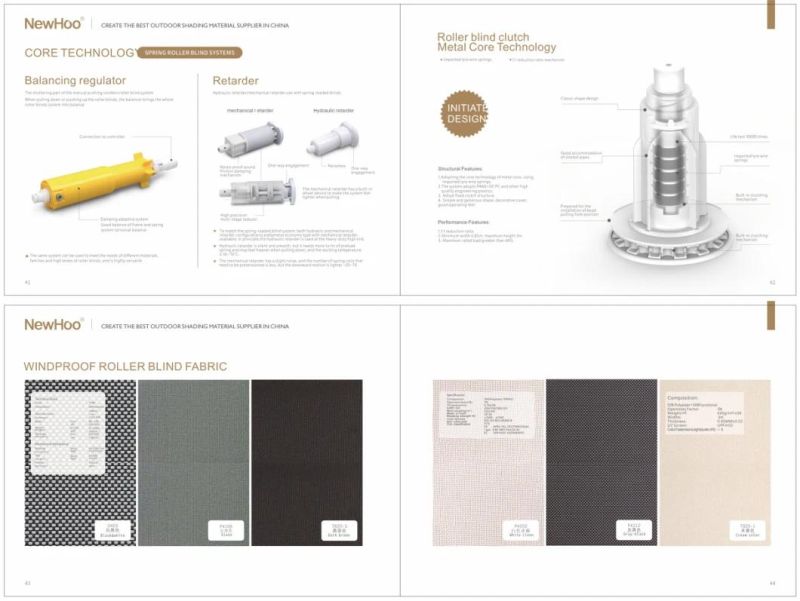 Metal Shutter  Exterior Decorative High Performance Aluminum Exterior Blind Zip Blinds Outdoor  Fabric Customized Professional Supplier