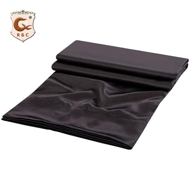 Wholesale Customized Bed Set Silky Smooth Satin Luxury Sheet Set 4piece Bedding Set