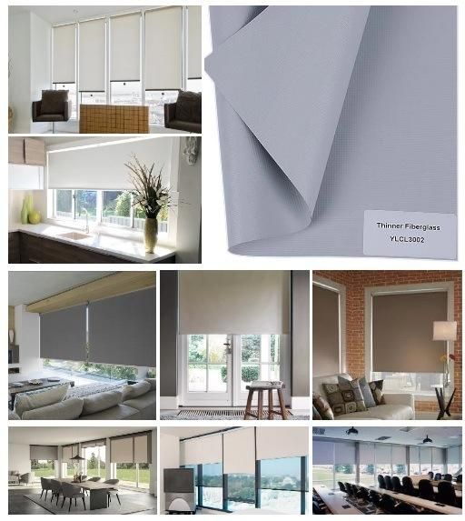 Offices and Residential Areas Hard Tube Package Roller Blind Window Curtain Fabric