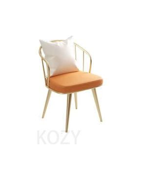 Wholesale Modern Luxury Fashion Colorful Classic Soft Velvet Chair