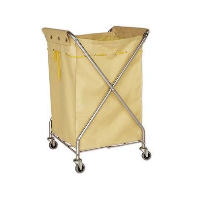 Hotel Guest Room Cleaning Linen Trolley, Linen Dirty Carts, Laundry Trolley