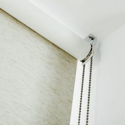 Factory Natural-Looking Linen Blockout Roller Blind