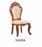 European Dining Room Furniture Wooden Fabric Chair