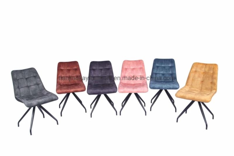 Fabric Chair Home and Hotel Furniture Chair Factory Supply Dining Chair with Kd Leg