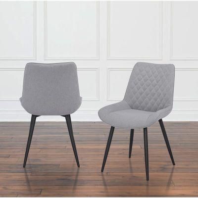 Modern Home Furniture Upholstery Fabric Velvet Dining Chair