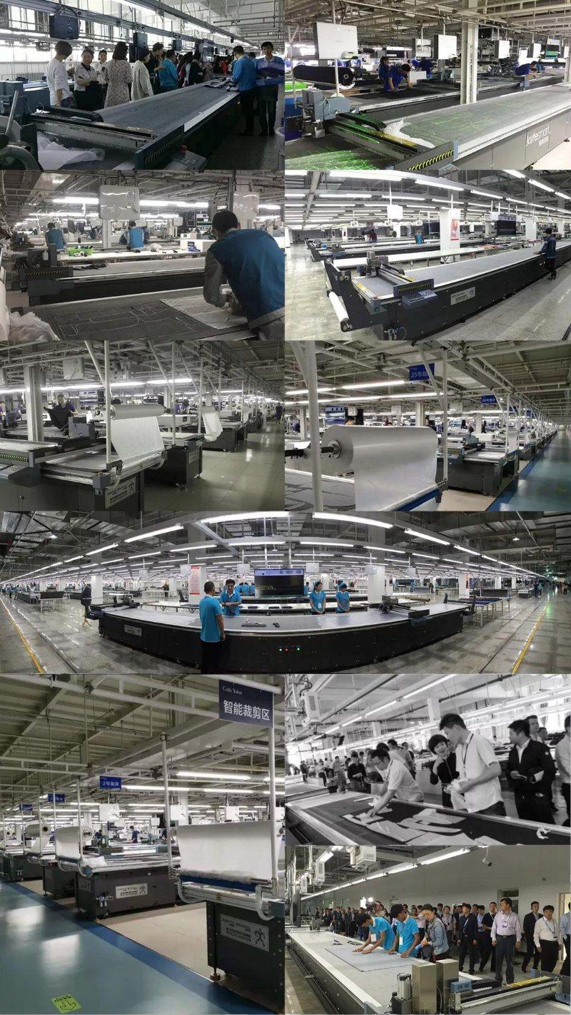 China Custom Design Fabric Cloth Cotton Machine Garment Textile Cutting Machine