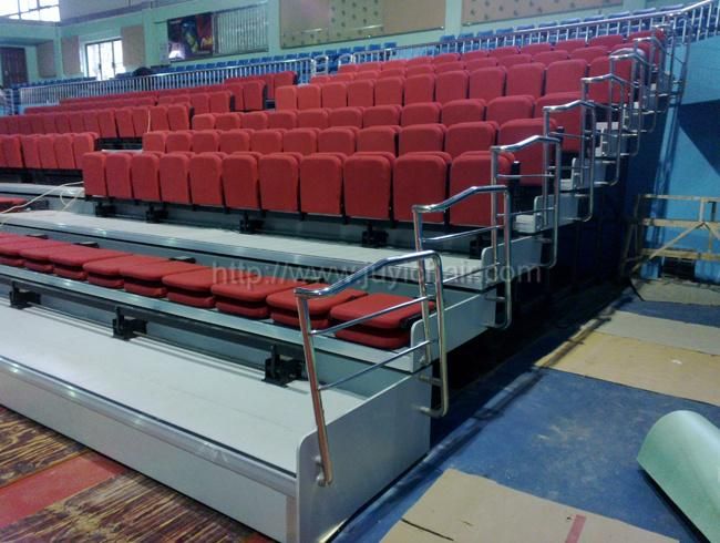 Jy-768 Indoor Arena Customized Indoor Gym Bleachers Folding Bleachers Basketball Grandstand