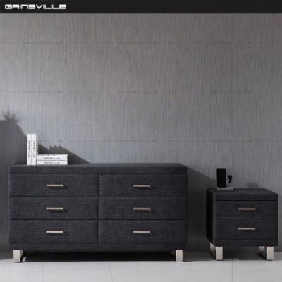 Chinese Factory Bedroom Functional Furniture King Size Leather Bedroom Furniture with Storage Box