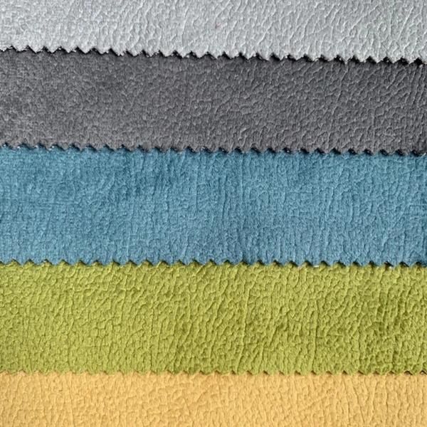 100%Polyester Sofa Fabric Litchi Design