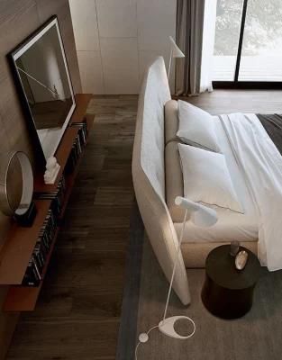 Rever, Beds in Fabric, Latest Italian Design Bedroom Set in Home and Hotel Furniture Custom-Made