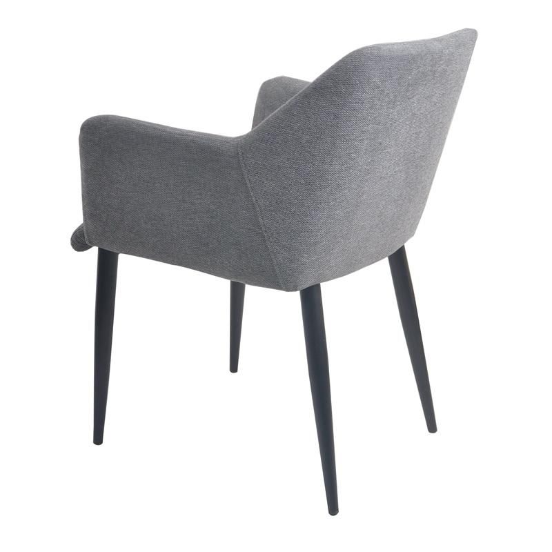 New Style Velvet Dining Chair/Modern Indoor Metal Dining Chair with Painted Legs