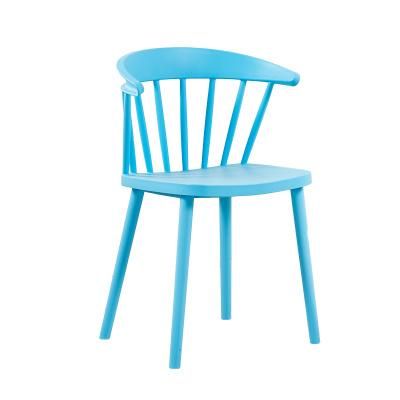 Morden Plastic Reading Chair Comfortable Chair Colorful Plastic Fabric Cafe Chairs