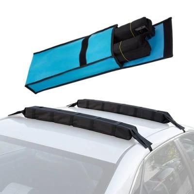 Universal Car Soft Roof Rack Wrap Rax Single Surfboard Rack