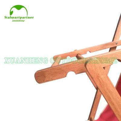 Heavy Duty Folding Wood Lounge Chair