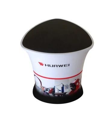 High-Quality Quick Assembly Exhibition Promotion Display Desk Portable Counter W/ Inner Shelf Table, Carrying Bag