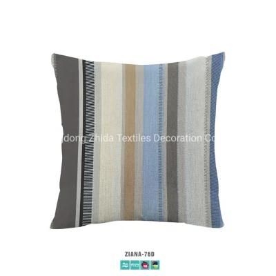 Hotel Bedding Fashion 3D Stripe Printing Velvet Sofa Cushion Fabric