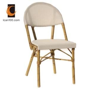 American Standard Outdoor Modern Furniture Wedding Event Metal Textilene Fabric Coffee Dining Chair (TC-08003)