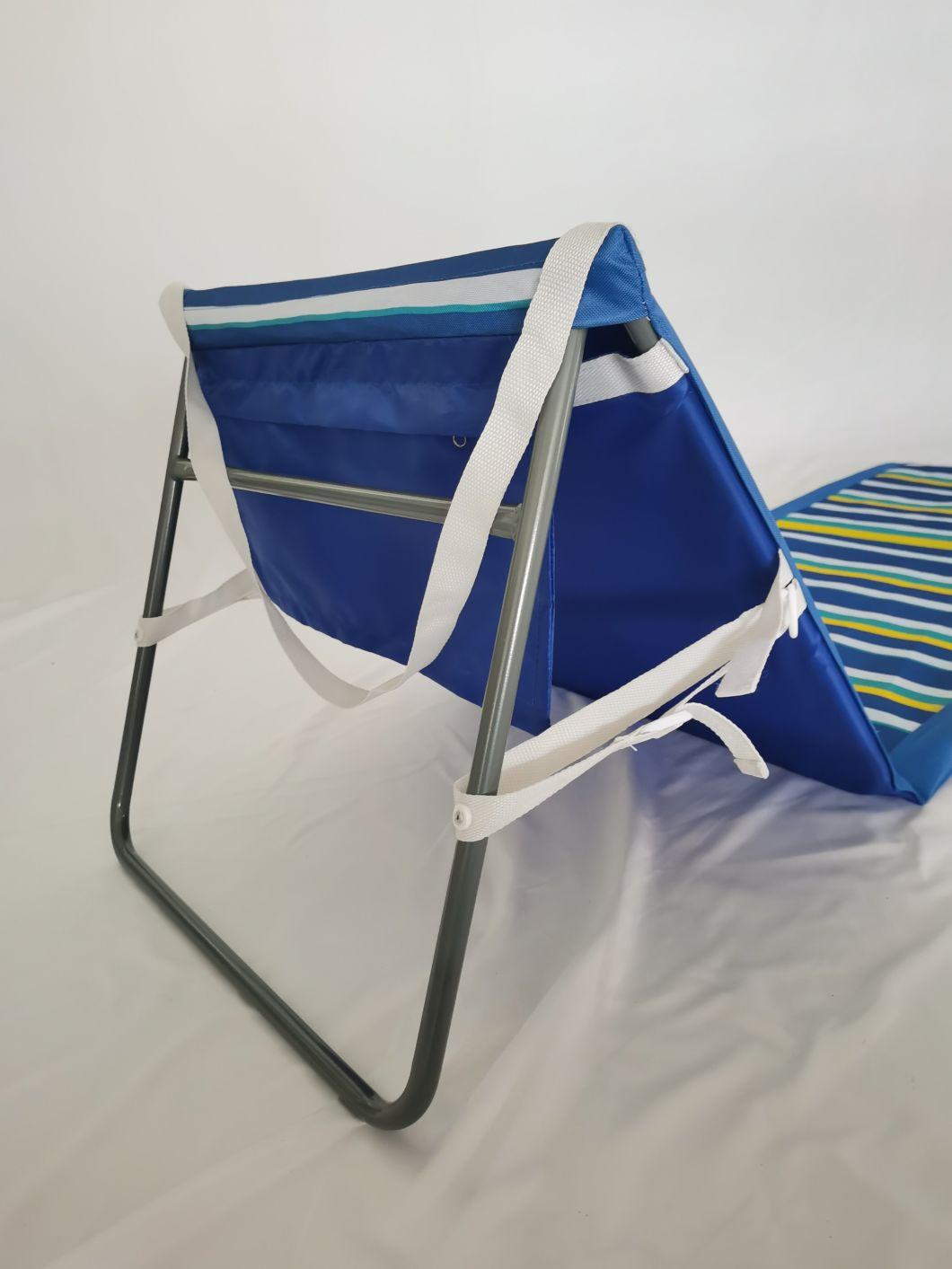 High Quality China Manufacturing Beach Chair Fabric and Metal Easy Carry